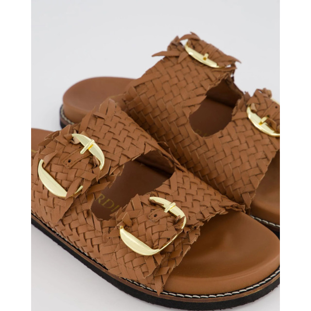 Gibaldi Dames knot slipper Knot-Tan large