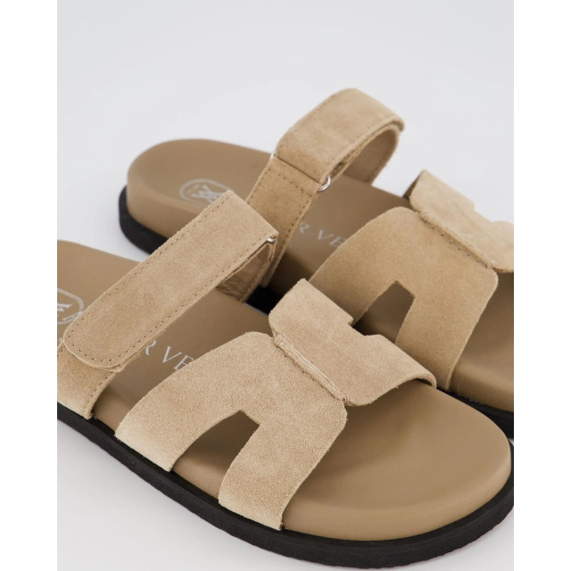 Gibaldi Dames ibiza slipper suede 9092-Taupe large