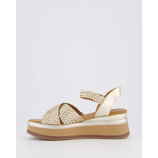Gibaldi Dames braided strap sandaal A98004-Gold large