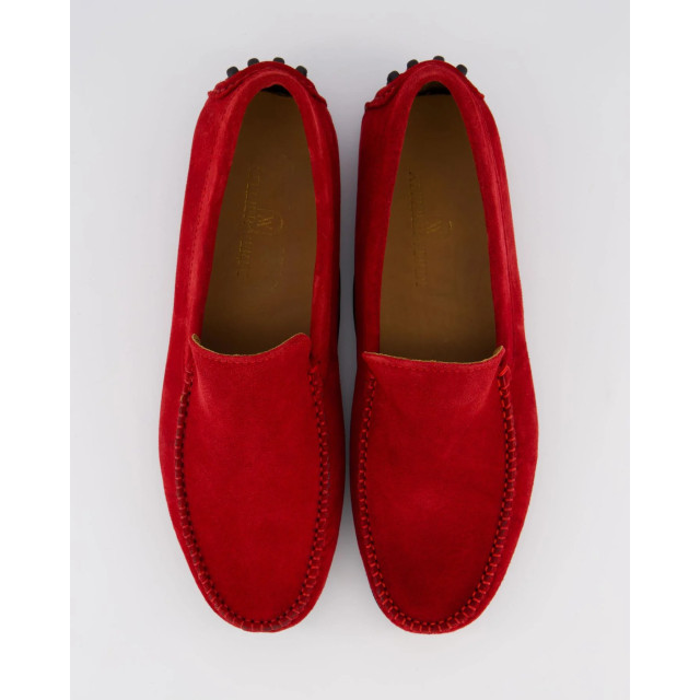 Gibaldi Heren driver loafer Driver-Rosso large