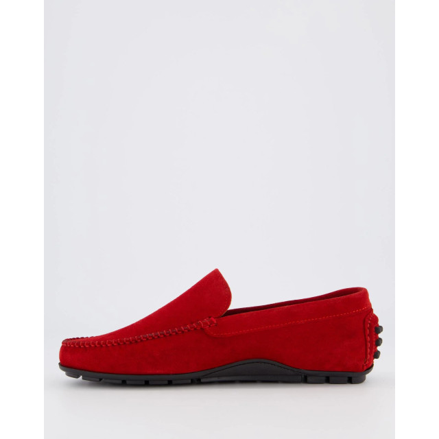 Gibaldi Heren driver loafer Driver-Rosso large