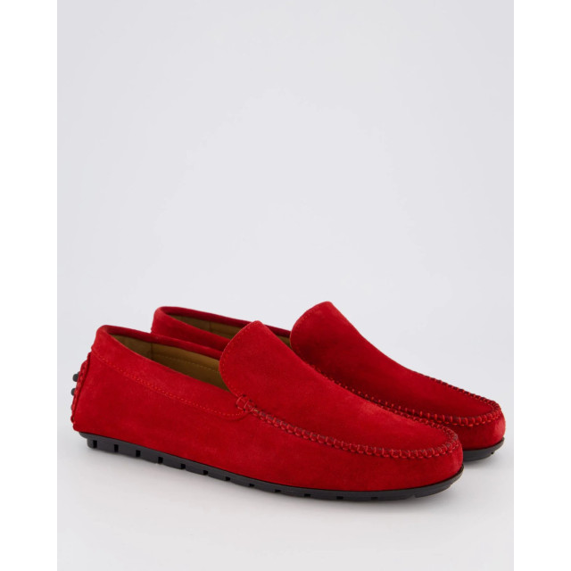 Gibaldi Heren driver loafer Driver-Rosso large