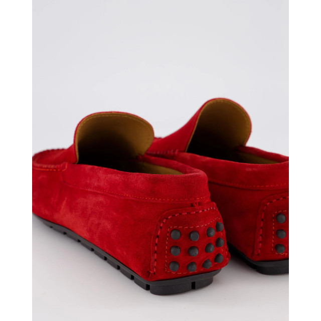 Gibaldi Heren driver loafer Driver-Rosso large
