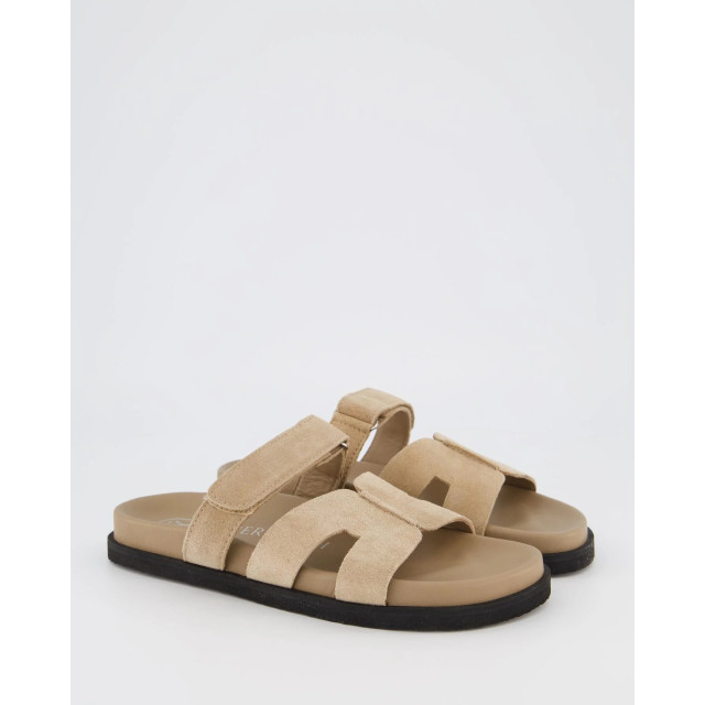 Gibaldi Dames ibiza slipper suede 9092-Taupe large