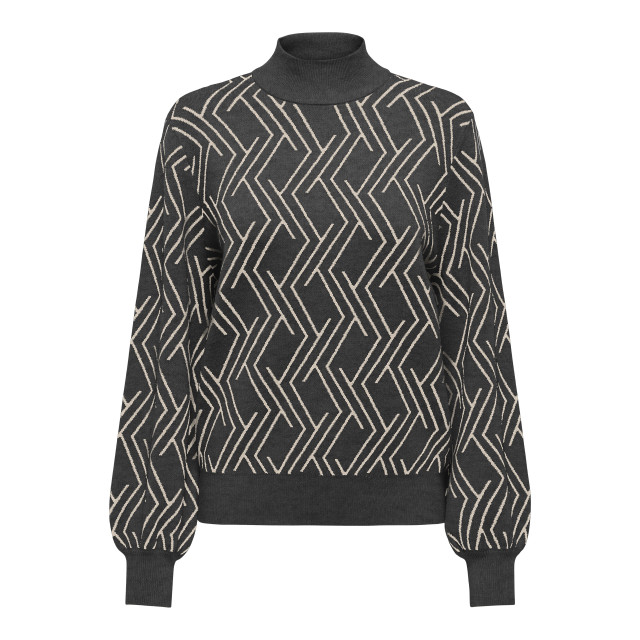 Only onlanny ls jq o-neck knt 15327635 dark grey melange 06712.970.0015 large