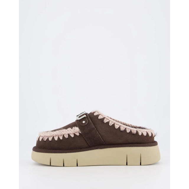 Mou Dames bounce clog logo mocha FW531001A-MOCHA large