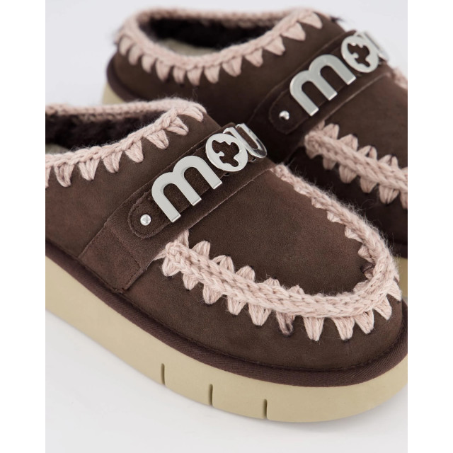 Mou Dames bounce clog logo mocha FW531001A-MOCHA large