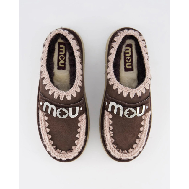 Mou Dames bounce clog logo mocha FW531001A-MOCHA large