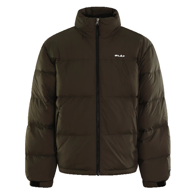 Olaf Hussein Heren puffer jacket M180613-Dark Moss large