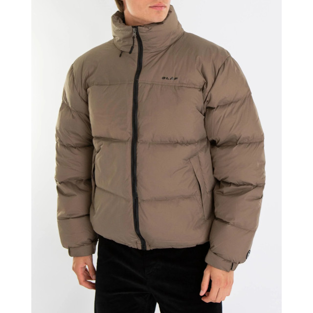 Olaf Hussein Heren puffer jacket M990601-Taupe large