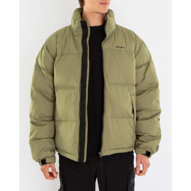 Olaf Hussein Heren puffer jacket M180613-SAGE large