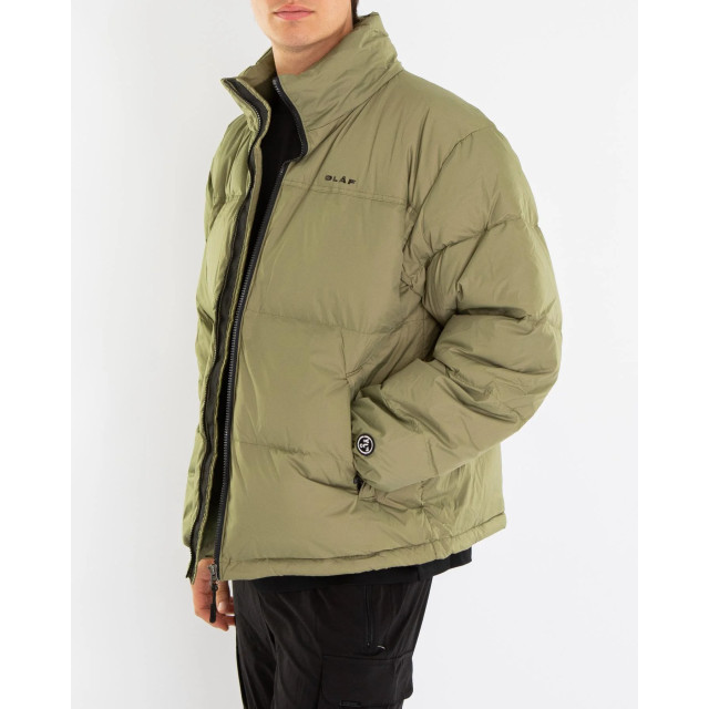 Olaf Hussein Heren puffer jacket M180613-SAGE large
