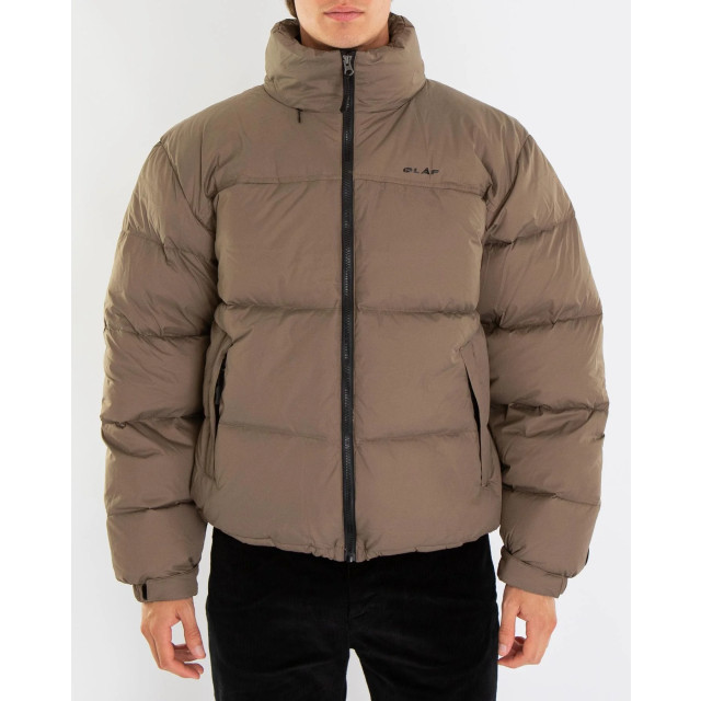 Olaf Hussein Heren puffer jacket M990601-Taupe large