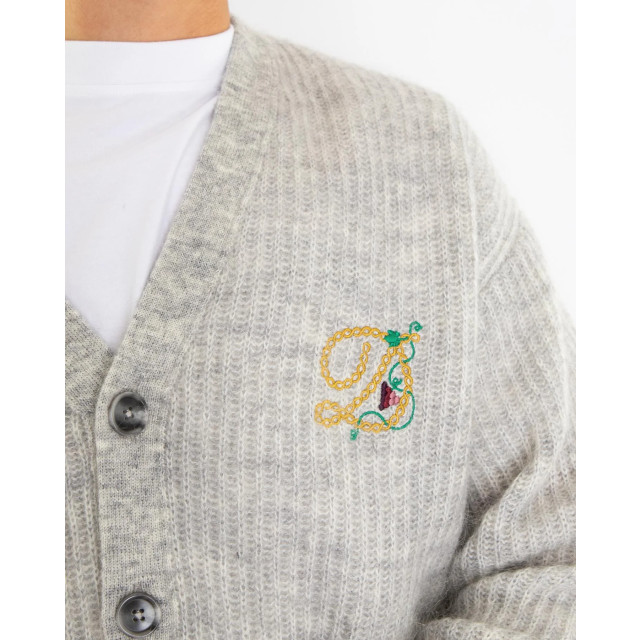 Drole De Monsieur Heren le cardigan d raisin CA130-PA021-GY large