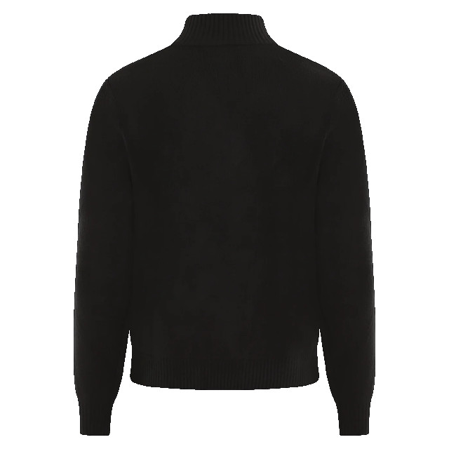 Olaf Hussein Heren knitted drift mock neck M180702-CHARCOAL large