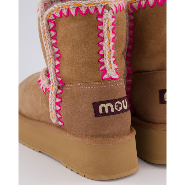 Mou Dames norfolk platform punk brown MU.FW681003A-PKBRO large