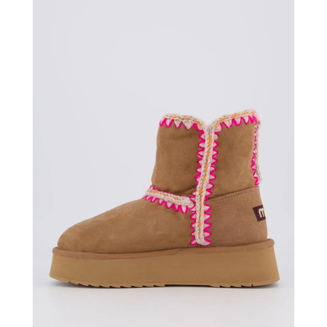 Mou Dames norfolk platform punk brown MU.FW681003A-PKBRO large