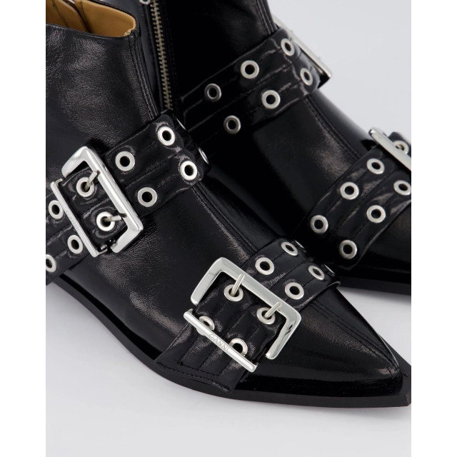 Ganni Dames feminine buckle flat boot S2650-99 large