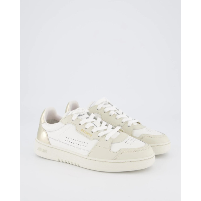 Axel Arigato Dames dice lo sneaker F1644002-White/Gold large