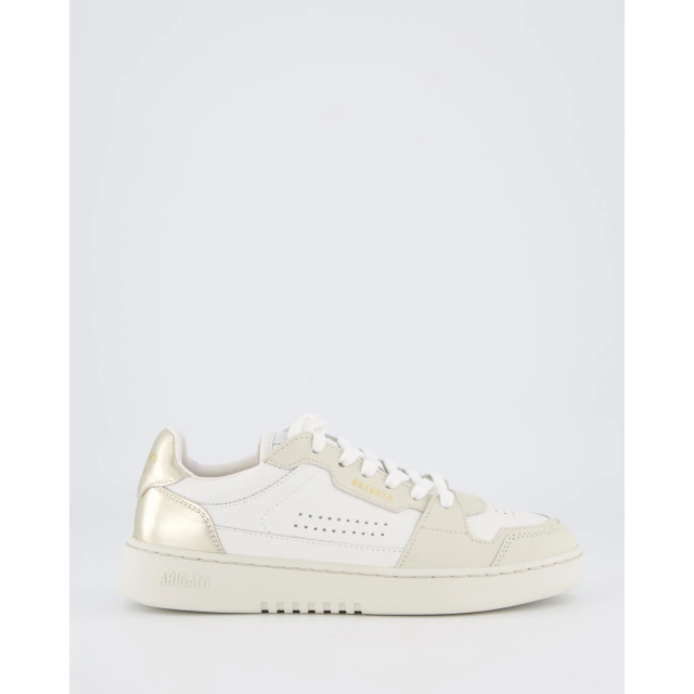 Axel Arigato Dames dice lo sneaker F1644002-White/Gold large