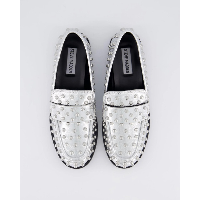 Steve Madden Dames bequest loafers SM11003447-SILVER large