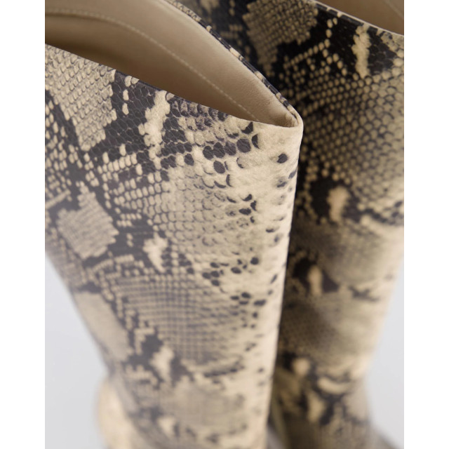 Steve Madden Dames ally boot SM11002627-LT. BEIGE SNAKE large
