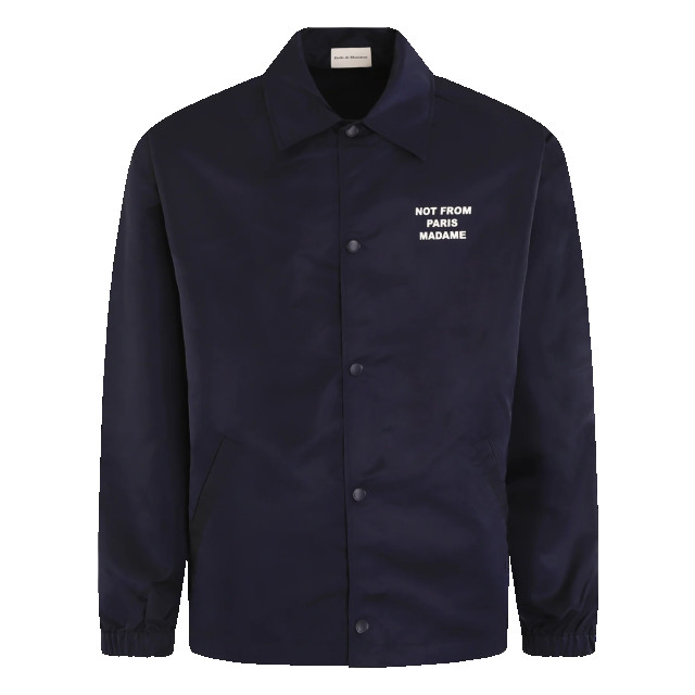 Drole De Monsieur Heren la veste slogan PERM-JT183-PA014-NY-NAVY large