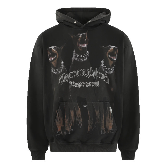 Represent Heren thoroughbred hoodie black MLM41134-003-003 large