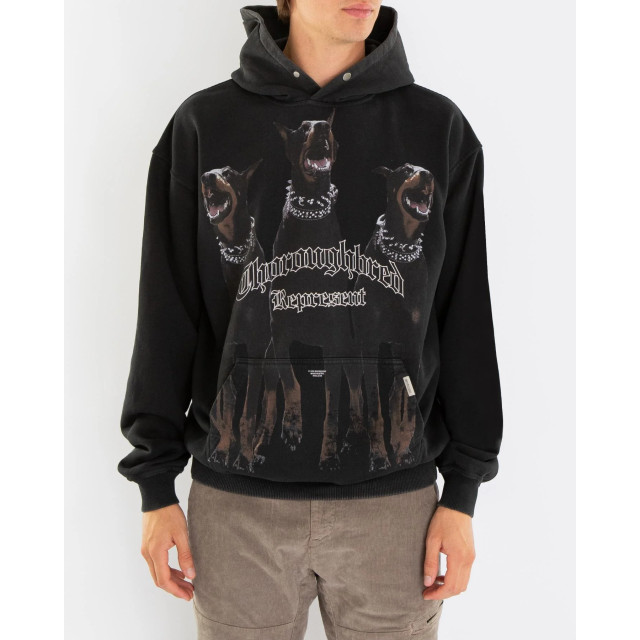 Represent Heren thoroughbred hoodie black MLM41134-003-003 large