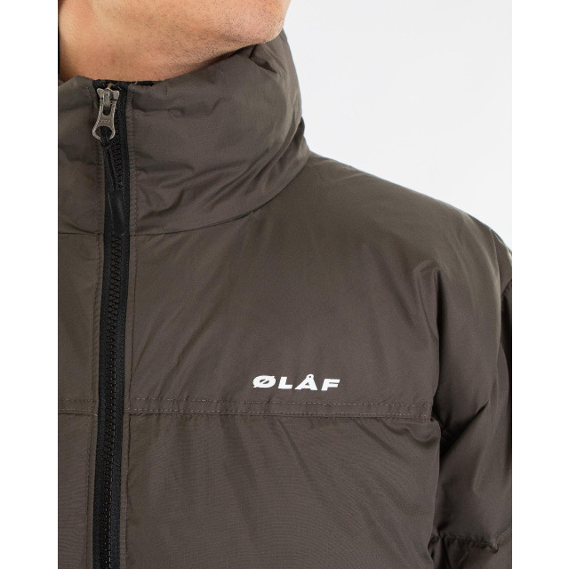 Olaf Hussein Heren puffer jacket M180613-Charcoal large