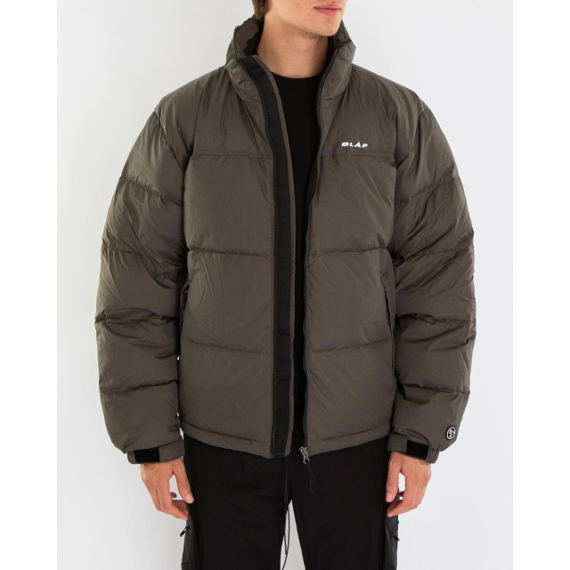 Olaf Hussein Heren puffer jacket M180613-Charcoal large
