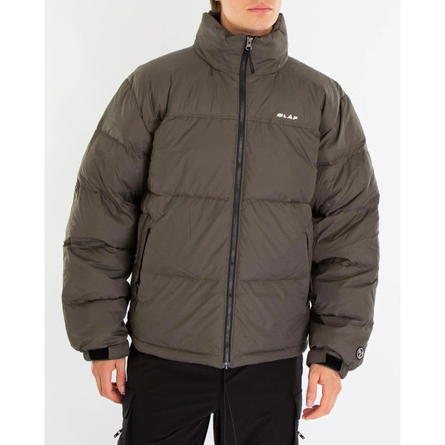 Olaf Hussein Heren puffer jacket M180613-Charcoal large