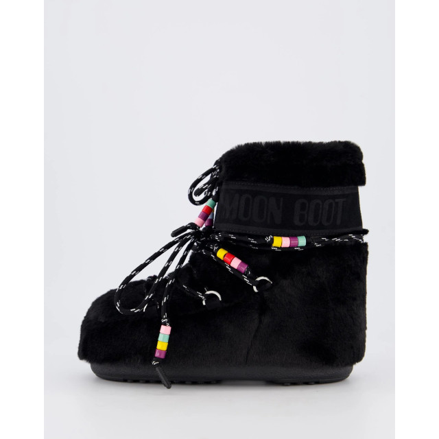 Moon Boot Dames mb icon low faux fur beads 80D1409470-Zwart large