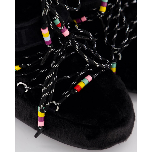 Moon Boot Dames mb icon low faux fur beads 80D1409470-Zwart large