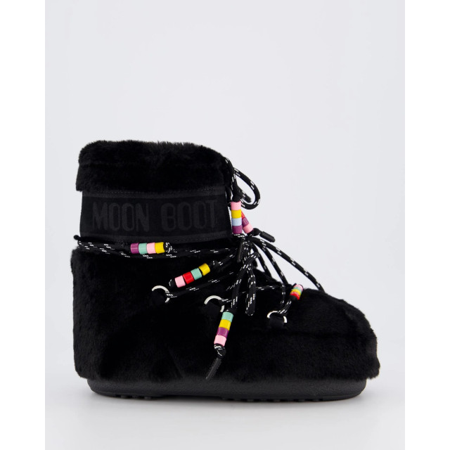 Moon Boot Dames mb icon low faux fur beads 80D1409470-Zwart large