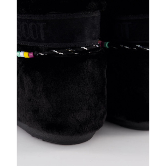 Moon Boot Dames mb icon low faux fur beads 80D1409470-Zwart large
