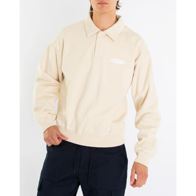 Bram's Fruit Heren f off i'm gardening polo swea F off I'm Gardening Polo Sweat - Creme-Creme large