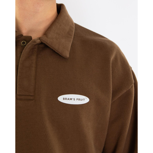 Bram's Fruit Heren f off i'm gardening polo swea F off I'm Gardening Polo Sweat - Brown-Brown large