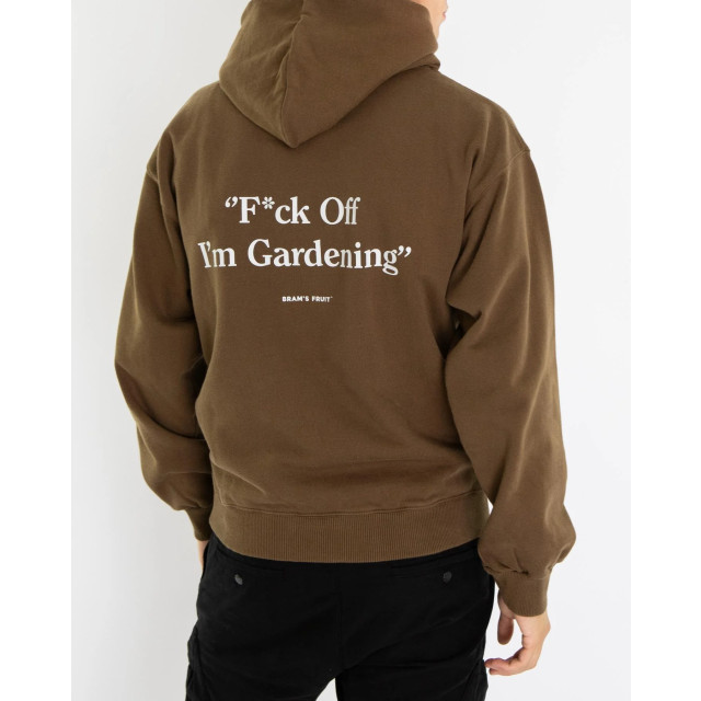 Bram's Fruit Heren fck off i'm gardening hoodie Fck Off I'm Gardening Hoodie - Brown-Brown large