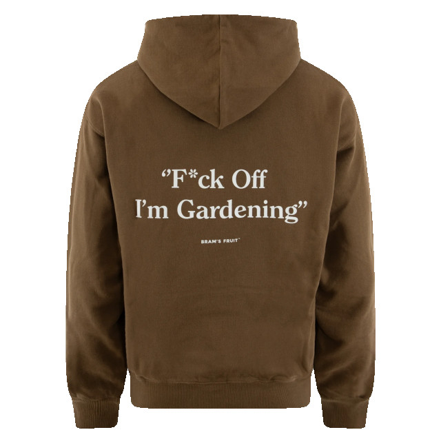 Bram's Fruit Heren fck off i'm gardening hoodie Fck Off I'm Gardening Hoodie - Brown-Brown large