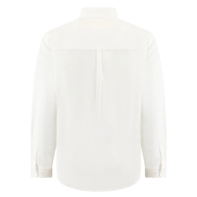Bram's Fruit Heren gold lemon oxford shirt Gold Lemon Oxford Shirt - White-White large