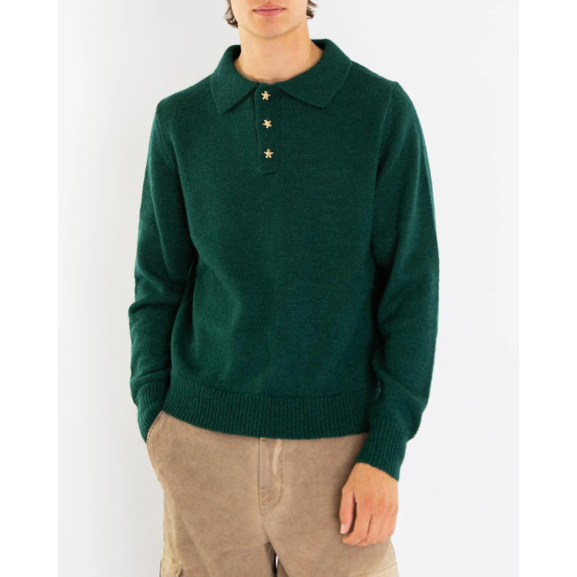 Bram's Fruit Heren lemon polo knit Lemon Polo Knit - Green-Green large