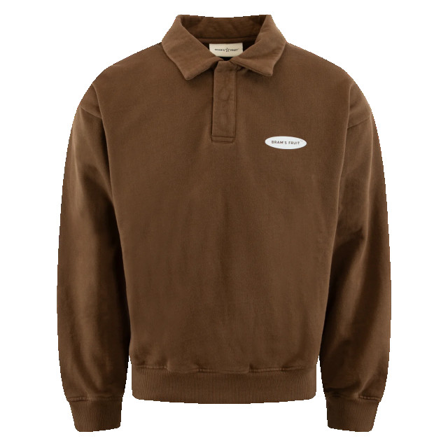 Bram's Fruit Heren f off i'm gardening polo swea F off I'm Gardening Polo Sweat - Brown-Brown large