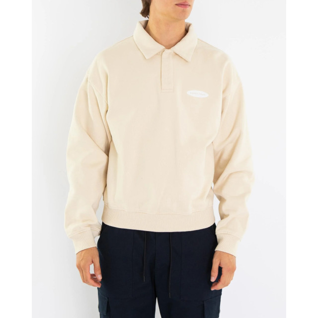 Bram's Fruit Heren f off i'm gardening polo swea F off I'm Gardening Polo Sweat - Creme-Creme large