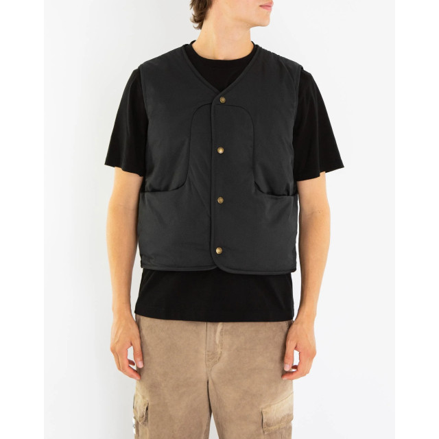 Bram's Fruit Heren tuscan vest Tuscan Vest - Black-Black large
