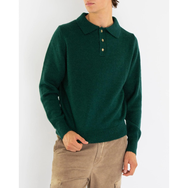 Bram's Fruit Heren lemon polo knit Lemon Polo Knit - Green-Green large