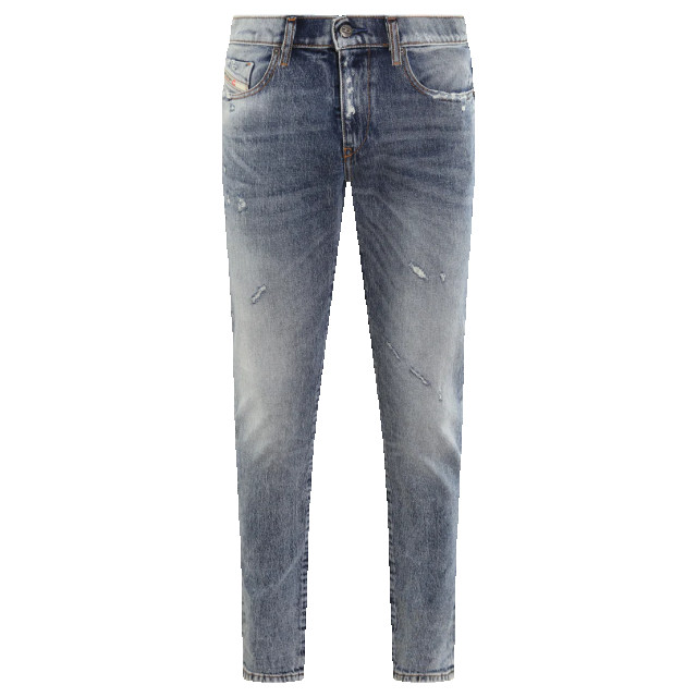 Diesel Heren d-strukt slim fit jeans A03558-09J57-Blauw large