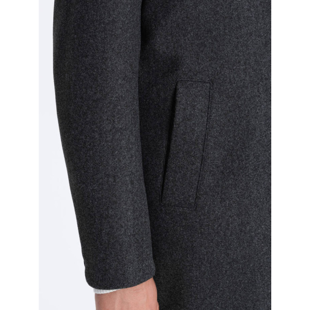 Ombre Manteljas heren donkergrijs melange cowc 0104 OM-COWC-0104-2 large