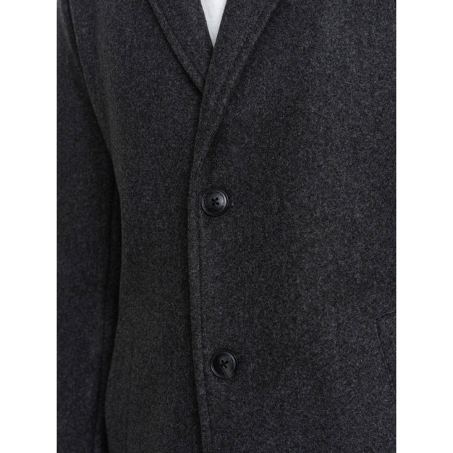 Ombre Manteljas heren donkergrijs melange cowc 0104 OM-COWC-0104-2 large