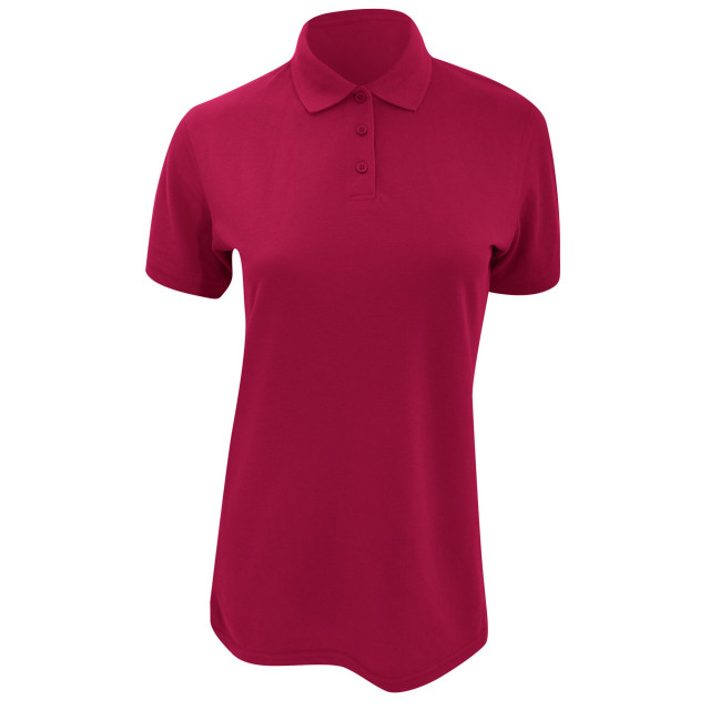 Kustom Kit Dames klassic superwash poloshirt met korte mouwen UTFK454_raspberry large